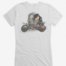 biker girl t shirts